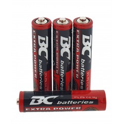BC batteries Extra power zinkochloridová mikrotužková AAA baterie 1,5V R03 (cena za 1 kus)