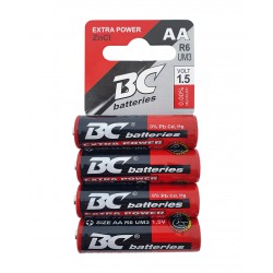 BC batteries Extra Power AA zinkochloridová tužková baterie 1,5V R6 (cena za 1 kus)