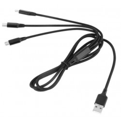 Kabel REBEL USB 3v1 1m