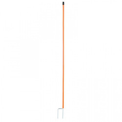 Tyčka náhradní k síti ohradníku pro drůbež 112 cm, 2 hroty, oranžová