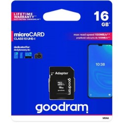 Karta paměťová GOODRAM micro SD 16 GB s adaptérem