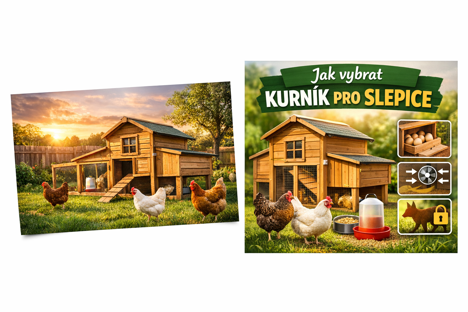 Moderní kurník pro slepice v přírodním prostředí – ideální řešení pro chov